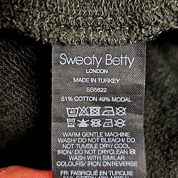 Sweaty Betty London After Class Long Line Round Neck Sweatshirt Woman's Size L - Picture 12 of 12